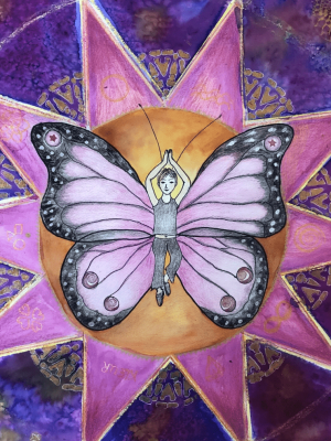 Mandala vlinder